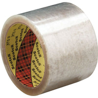 3M - Ruban Scotch 371, 3 po x 110 vg (72 mm x 100 m), de 1,9 mil, transparent-Le ruban le plus vendu et le plus populaire de la marque 3M résiste à la pelure, aux fissures et au desséchement