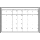 WallPops!MD – Grand calendrier mensuel à effacement à sec, 36 x 24-Grand calendrier mensuel - Blanc