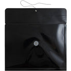 JAM Paper Enveloppes livret format lettre avec fermeture à bouton et ficelle, 9 3/4 x 13 po, noir, paq/108-Taille : 9 3/4 x 13 po
