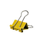 JAM PaperMD – Petites pinces relieuses, 3/4 po (19 mm), jaune, 125/paquet-4
