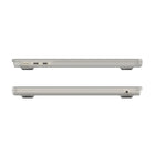 Étui de protection JCPal MacGuard pour MacBook Air 13" (2022 M2 / 2024 M3 / 2025 M4) - Transparent mat-Pieds en caoutchouc antidérapants