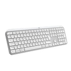 Logitech - MX Keys S Clavier sans fil - Gris pâle-Double connectivité - connectez-vous via la technologie Bluetooth Low Energy ou le récepteur USB Logitech (sans fil 2,4 GHz, portée de 10 m)