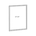 Azar Displays – Structure encliquetable pour unité autonome (300271-SLV)-Dimensions : 28 haut. x 22 larg. (po)