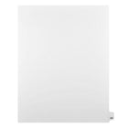 Mark Maker – Onglets séparateurs juridiques blancs, 1/25 onglets, format lettre, sans trous, numéro 150, 25/paquet-Onglets séparateurs blancs, 1/25 onglets