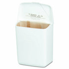 Conteneur Sanidisposal HOSPECO, Gris, 8 7/8" L x 10 5/8" H x 4 5/8' P-Capacité : 1,00 gallon