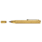 Troika - Carpenter's Contruction Pencil - 5,6 mm - HB - Laiton Antique-Avec mines HB de 5,6 mm (crayon automatique), échelles lisibles et taille-crayon intégré