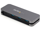 StarTech - Concentrateur 4 ports USB-A et USB-C - Câble de 11,2 po-Compatible avec les disques ssd, clés usb, solutions de stockage de données, claviers, souris, webcams, casques
