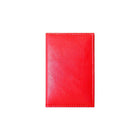 Designer Ashlin  Etienne Rfid Blocking Slim Porte-cartes de visite  Cuir de vachette grainé  Rouge-Porte-carte de visite RFID avec 2 et 2 poches