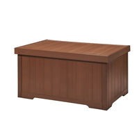 Boîte de rangement pour terrasse TRINITY EcoStorage™ de 265 L (70 gal. US) - brun ambré (THBAB-3108)-Brun ambré