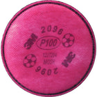 3M - Préfiltres Pour Respirateurs Série 2000, Filtre Contre Les Particules, Gaz Acide, paquet de 10-Description du filtre/de la cartouche Gaz acide