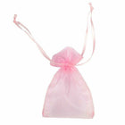 JAM Paper - Sacs transparents - Petit - 4 x 5 1/2 - Rose pastel - Vrac 96 sacs/boîte-Quantité : 96/paquet