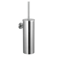 ASI â€“ Brosse murale pour cuvette-Poignée tube, garde anti-éclaboussures et cylindre dâ€™entreposage de lâ€™unité murale fait dâ€™acier inoxydable fini satiné