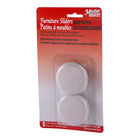 Mighty Movers - Disques de 2 1/4 po de diamètre - Beige - paquet de 4-Amorti pour absorber l'impact des changements de surface du sol