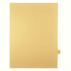 Markmaker - 25 tabs/PQT, 5 PQT/Boite, Intercalaires imprimes Legal, Chamois, 1/15th coupe| format lettre, sans trous, Numero 57-Intercalaires imprimes Legal