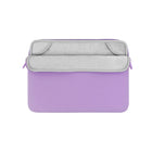 LOGiiX - Vibrance Essential Sleeve avec pochette pour ordinateurs portables jusqu'à 14 po - Mauve-13,44 po H x 9,75 po l x 0,63 po P
