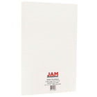 JAM Paper Papier cartonné recyclé Parchment, 8,5 x 14 po, 65 lb, blanc, 50/paquet-Papier blanc recyclé