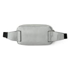 Nicci - Sac banane avec sangle web - Gris clair-Compartiment avant zippé