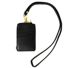 ASHLIN DESIGNER - ENRIQUE, I.D. Cordon, cuir Tuscany, noir-Panneau arrière: 3 poches en biais pour cartes