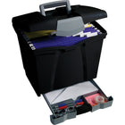 Staples - Boîte de classement portable-Accepte dossiers et chemises suspendues de format lettre
