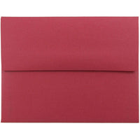 JAM Paper Enveloppes Stardream A2 à effet métallisé, rouge Jupiter, 50/paquet-Enveloppes Stardream en papier rouge Jupiter à effet métallisé