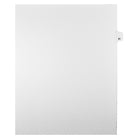 Markmaker - Intercalaires imprimes Legal, Blanc, 1/25th coupe, format lettre, sans trous, 25 tabs/PQT, 5 PQT/Boite, Numero 81-Intercalaires imprimes Legal