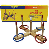 Ensemble de lancer d'anneaux Martin Sports-Le jeu de lancer rapide