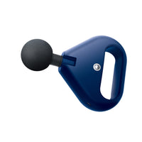 Lomi Mini pistolet masseur à percussion sans fil avec 3 têtes interchangeables - Bleu-2 niveaux d'intensité