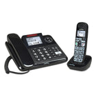 Clarity E814CC Combo de téléphone avec/sans fil amplifié 40 dB avec répondeur numérique - Noir-Amplification des sons entrants - jusqu'à 40 dB