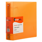 JAM PaperMD – Cartable à 3 anneaux Designders, 3 po, orange, 4/paquet-Orange