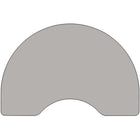 Flash Furniture – Table d’activités, haricot, 48 x 96 po, stratifié haute pression 1,25 po, pattes préscolaires réglables, gris-Forme : haricot