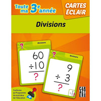 Caractère - Divisions , 3e année-Le format de cet outil permet à lâ€™enfant non seulement de cibler les notions essentielles vues en classe afin de les réviser à la maison, mais également dâ€™étudier de façon ludique avec un adulte.