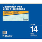 Blueline Tablette à colonnes A5314, 14 colonnes-A5314 - 14 colonnes