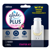 Glade - Branchées Huile parfumée - Fleurs tropicales exotiques-Le seul diffuseur branché intelligent conçu avec une technologie d'éclairage intelligent qui facilite une consommation minimale d'électricité et de parfum