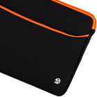 Housse de Protection Ordinateur Vangoddy Pochette PC Portable Ultrabook Sacoche Laptop Compatible 13,3 po,Noir et Orange-8