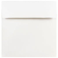 JAM Paper Enveloppes carrées de 8 x 8 po, blanc, 50/paquet-Enveloppes carrées en papier blanc ordinaire