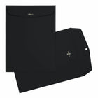 JAM Paper - Enveloppes ouvertes pour catalogue avec fermeture à fermoir - 9" x 12" - Noir lisse - Paquet de 50-Taille: 9 po L x 12 po l