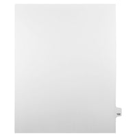 Mark Maker – Onglets séparateurs juridiques blancs, 1/25 onglets, format lettre, sans trous, numéro 122, 25/paquet-Onglets séparateurs blancs, 1/25 onglets