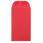 JAM Paper Enveloppes Colourées #3 Coin Commerciales - 2,5" x 4,25" - Rouge recyclé - Paquet de 50-Taille : Pièce #3 (2 1/2 x 4 1/4 pouces)