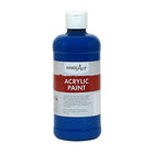 Handy Art – Peinture acrylique pour élève, bleu intense, 16 oz (RPC101065)-Les couleurs riches et durables sèchent pour une finition semi-lustrée, permanente, résistante à l’eau et flexible