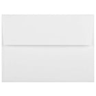 JAM Paper Enveloppes livret Strathmore avec fermeture gommée, fini toilé, 4 3/4 x 6 1/2 po, blanc brillant, 1000/pqt-Blanc brillant