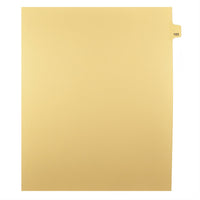 Markmaker - Intercalaires imprimes Legal, Chamois, 1/25th coupe, format lettre, sans trous, 25 tabs/PQT, 5 PQT/Boite, Numero 103-Intercalaires imprimes Legal