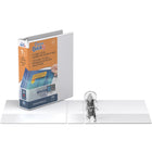 QuickFit Reliure View Junior robuste, format 8,5 po x 5,5 po, anneaux ronds, paquet de 6 ( Blanc, 1,5 po)-1.5 po
