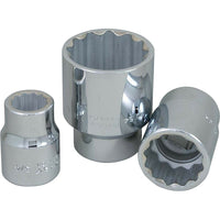 Gray Tools – Douille à prise 12 pans standard, 2 1/16 x 3/4 po, fini chromé-Taille : 2 1/16 po