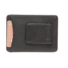 Designer Ashlin  Portefeuille à pince à billets Jett avec 2 poches pour cartes  Cuir de vachette Toscane  Noir-Sophistiqué et élégant, ce porte-cartes de visite classique est fabriqué à partir de matériaux de qualité supérieure.