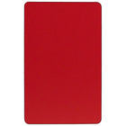 Flash Furniture – Table d’activités rectangle 24 x 48 po, stratifié haute pression de 1,25 po, pattes préscolaires, rouge-Forme : Rectangulaire