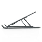 JCPal - Xstand Support de rehausseur ergonomique compact et réglable pour ordinateur portable - Noir-6 hauteurs réglables (15,23,30,35,40 et 45 degrés)
