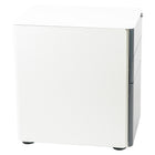 Flash Furniture Classeur À Verrouillage Mobile À 3 Tiroirs - Blanc / Charbon De Bois (HZCHPL02GRYWH)-Comprend deux clés, le verrouillage des clés est remplaçable