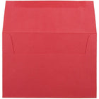 JAM Paper Enveloppes format livret Bright Hue avec fermeture gommée, 5 1/2 x 8 1/8 po, rouge festif, 100/pqt-Taille : A8 (5 1/2 x 8 1/8 po)