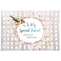 MILLBROOK - Carte de souhaits Enveloppes - 5-3/8 po L x 7-3/4 po H - Couronne et papillons - Paquet de 18-Cartes de qualite style boutique