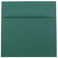 JAM Paper Enveloppes carrées de 6,5 x 6,5 po, bleu sarcelle, 50/paquet-Enveloppes d’invitations